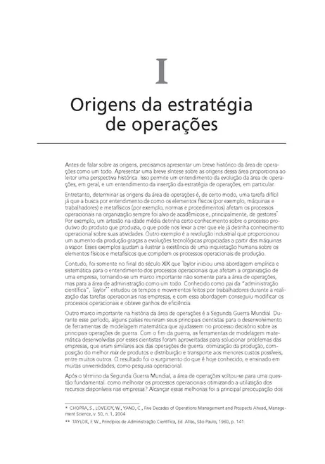 Estratégia de Produção