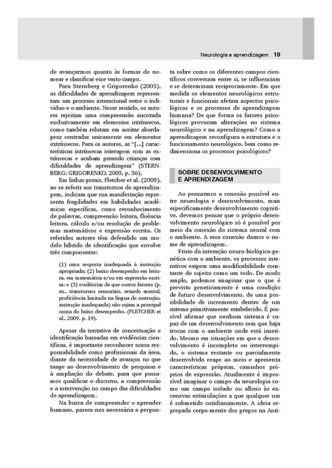 Neurologia e Aprendizagem