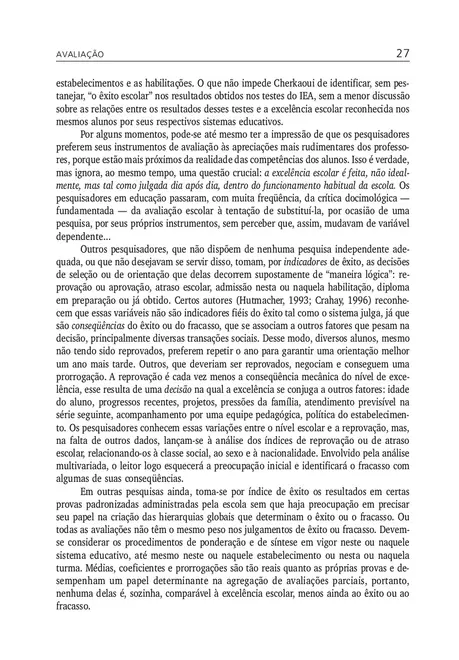 Avaliação