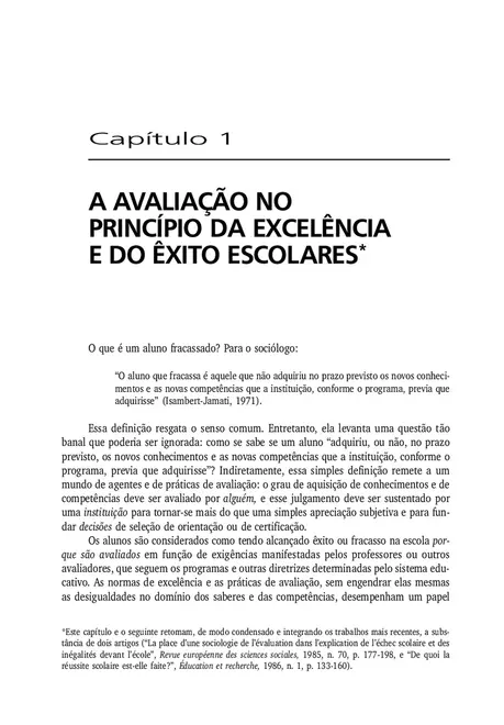 Avaliação
