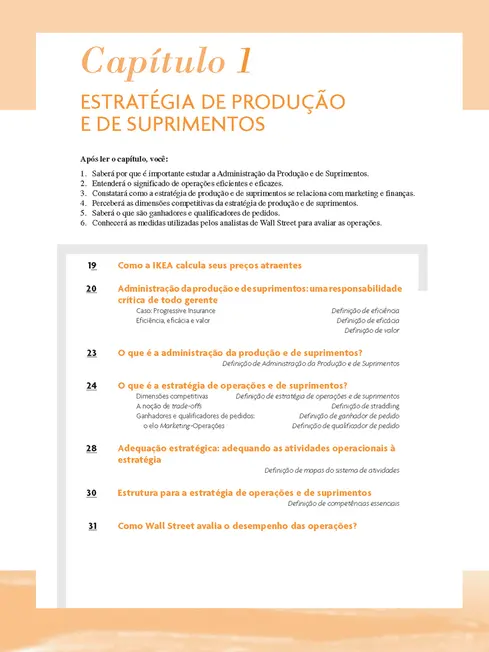 Administração da Produção e de Operações