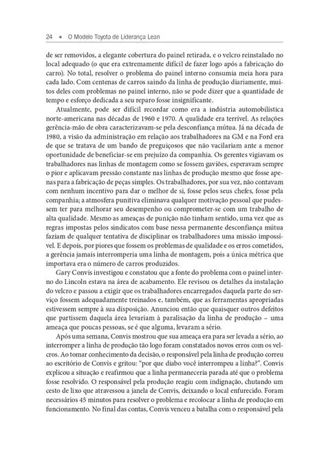 O Modelo Toyota de Liderança Lean