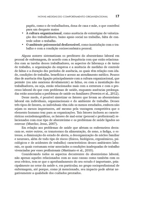 Novas Medidas do Comportamento Organizacional