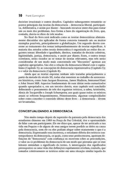 Teorias da Democracia