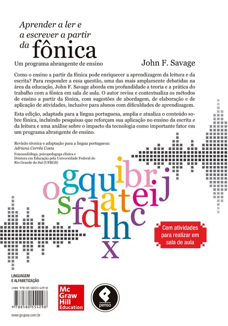 Aprender a Ler e a Escrever a Partir da Fônica