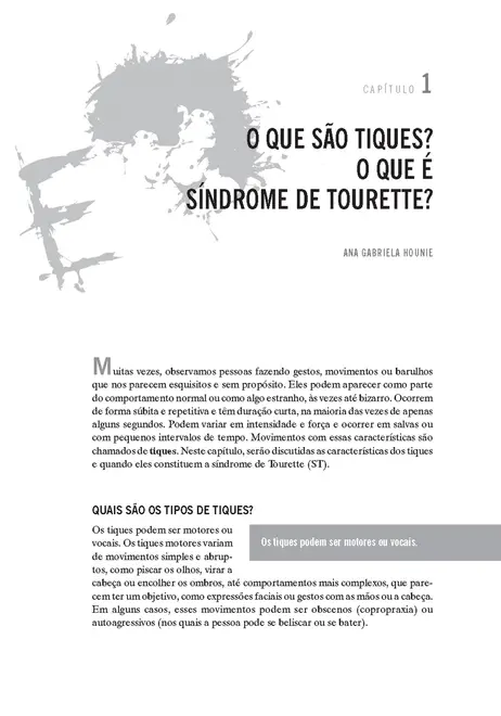 Tiques, Cacoetes, Síndrome de Tourette