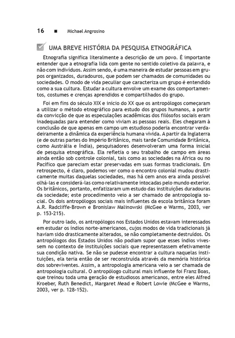 Etnografia e Observação Participante