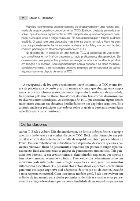 Introdução à Terapia Cognitivo-Comportamental Contemporânea