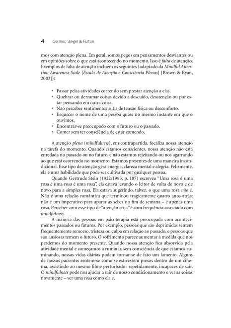 Mindfulness e Psicoterapia