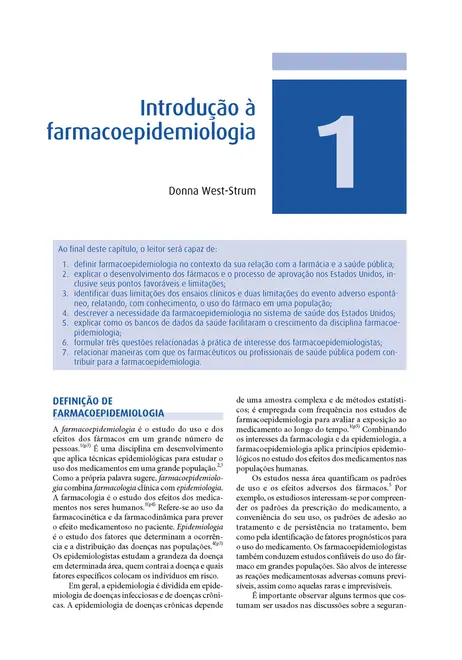 Compreendendo a Farmacoepidemiologia