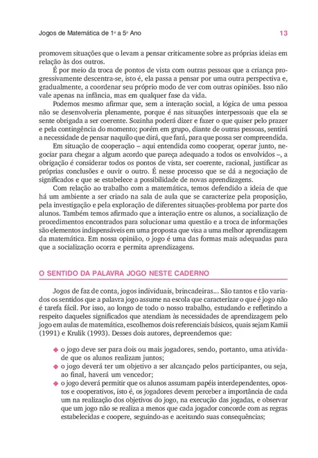 Cadernos do Mathema - Ensino Fundamental