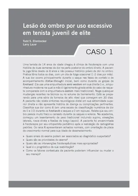 Casos Clínicos em Fisioterapia Esportiva