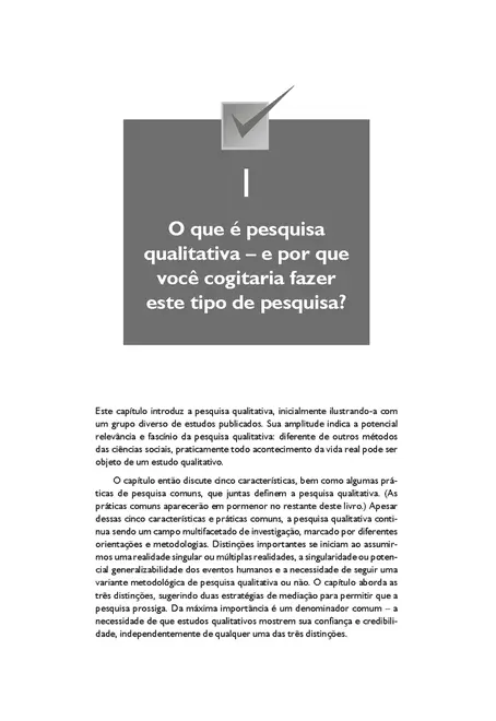 Pesquisa Qualitativa do Início ao Fim
