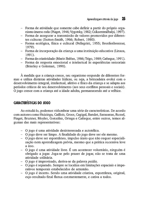 Aprendizagem Através do Jogo