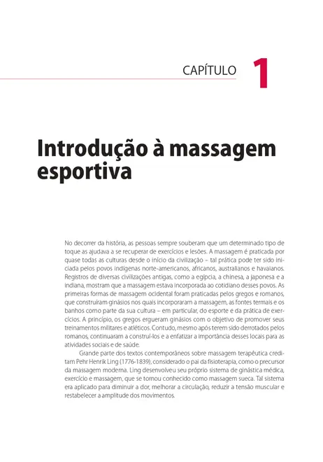 Massagem para o Desempenho Esportivo