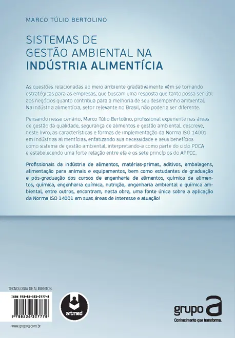 Sistemas de Gestão Ambiental na Indústria Alimentícia