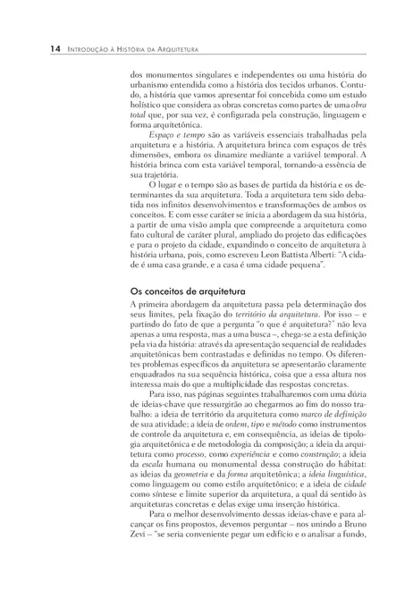 Introdução a Historia da Arquitetura
