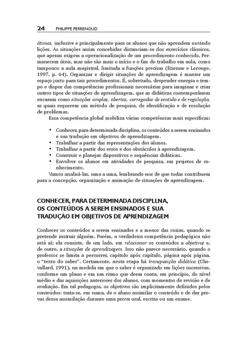 Dez Novas Competências para Ensinar