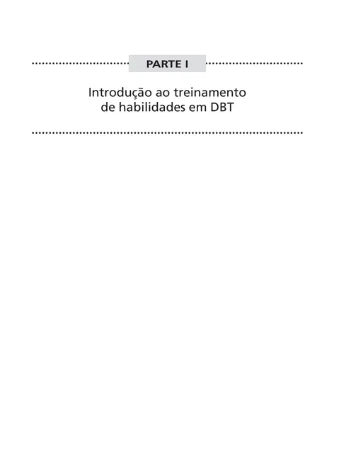 Treinamento de Habilidades em DBT