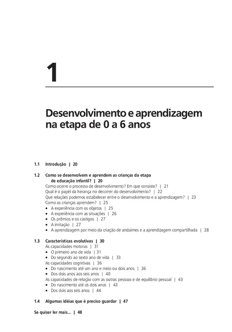 Aprender e Ensinar na Educação Infantil
