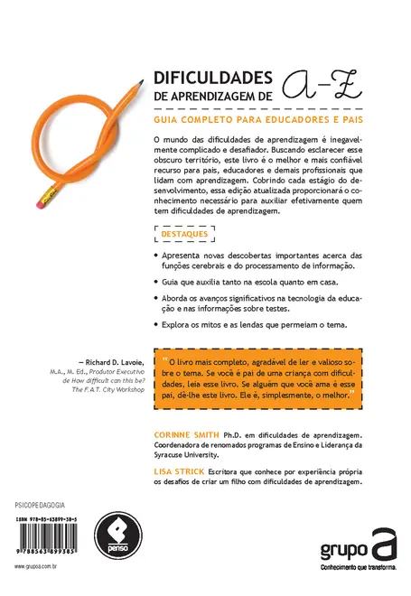 Dificuldades de Aprendizagem de A a Z