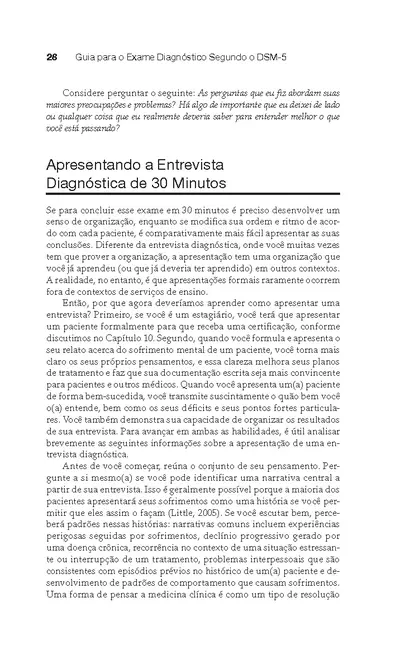 Guia para o Exame Diagnóstico Segundo o DSM-5