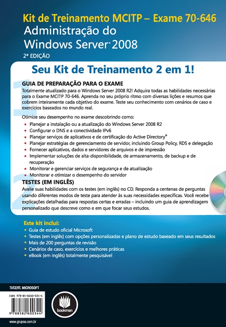 Kit de Treinamento MCITP (Exame 70-646)