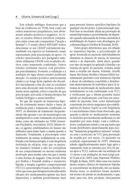 Integrando Psicoterapia e Psicofarmacologia