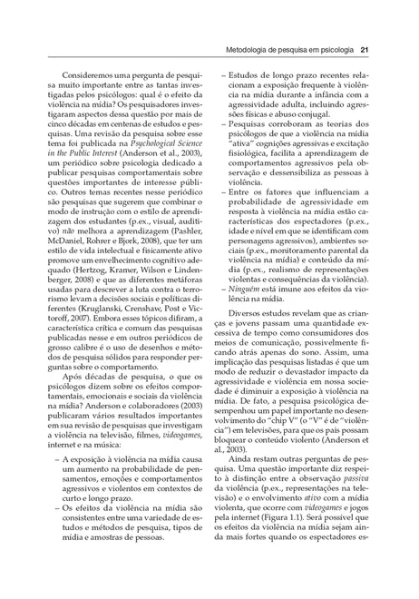 Metodologia de Pesquisa em Psicologia