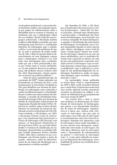 Classificação Internacional para a Prática de Enfermagem CIPE®