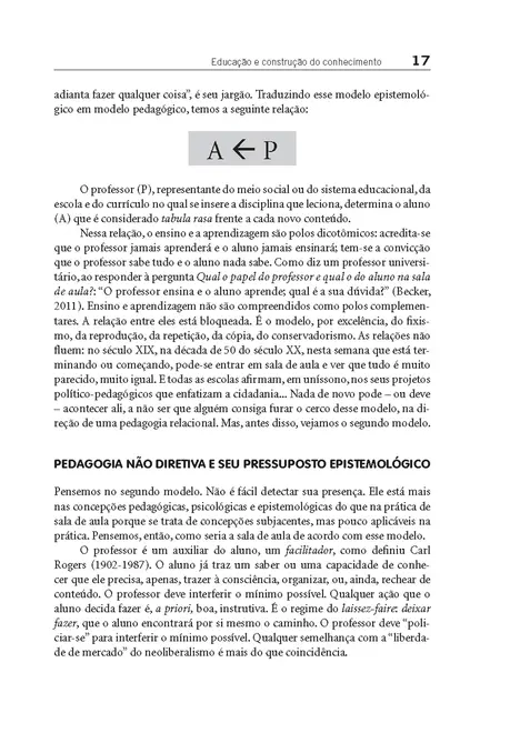 Educação e Construção do Conhecimento