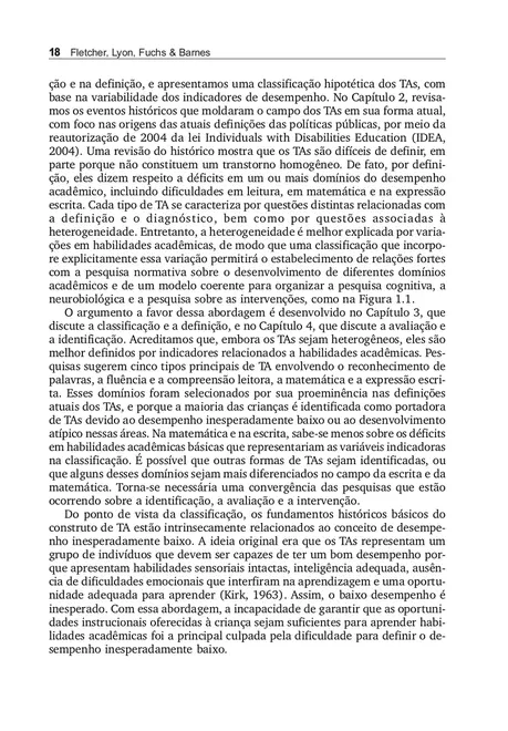 Transtornos de Aprendizagem