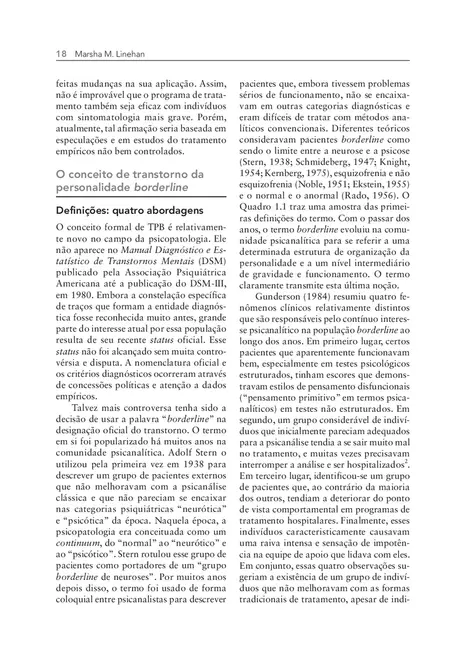Terapia Cognitivo-Comportamental para Transtorno da Personalidade Borderline