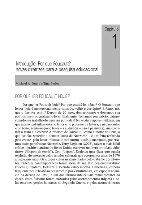 Por que Foucault?