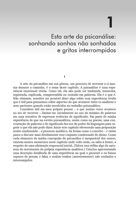 Esta Arte da Psicanálise
