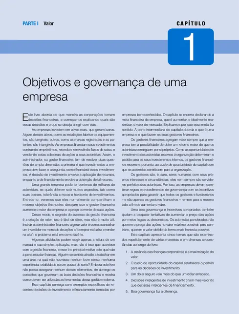 Princípios de Finanças Corporativas