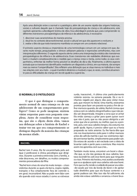 Psicopatologia da Infância e da Adolescência