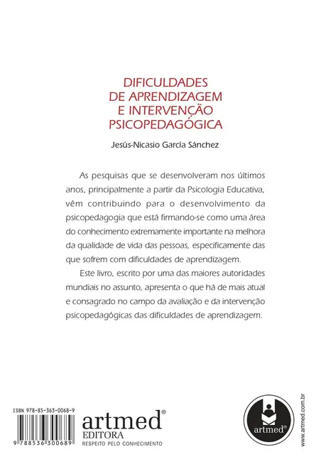 Dificuldades de Aprendizagem e Intervenção Psicopedagógica