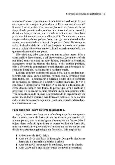 Formação Continuada de Professores