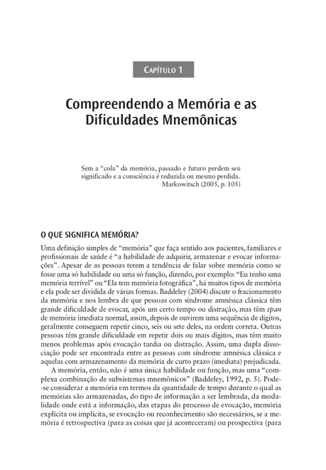 Reabilitação da Memória