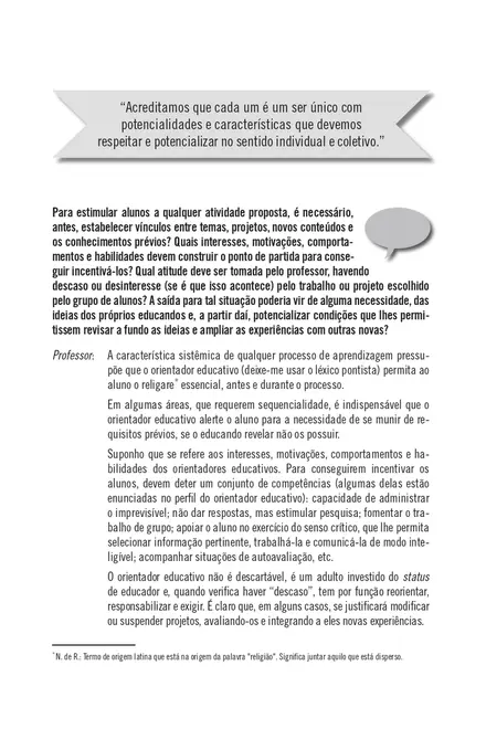 A Escola da Ponte Sob Múltiplos Olhares