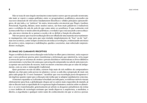 Novas Maneiras de Ensinar, Novas Formas de Aprender