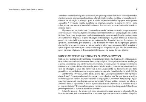 Novas Maneiras de Ensinar, Novas Formas de Aprender
